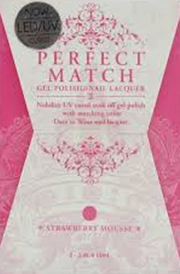 LeChat Perfect Match Gel Polish & Lacquer Strawberry Mousse - .5oz