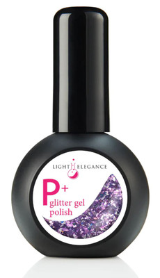 Light Elegance P+ Glitter Gel Polish Questionable Motives - 15 ml