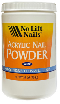 No Lift Nails Ultra Sift Acrylic Powder WHITE- 25 oz (709g)