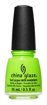 China Glaze Nail Polish Lacquer Frozen In Lime - .5oz