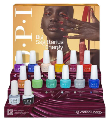 OPI GelColor Big Zodiac Energy Fall 2023 Collection - 14 PC Salon Chipboard  Display