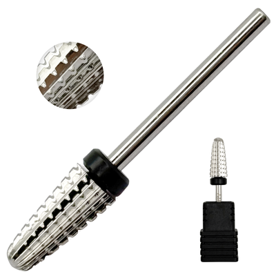 NDi beauty Volcano Radius Carbide Bit - (Extra COARSE / SILVER) 3/32"