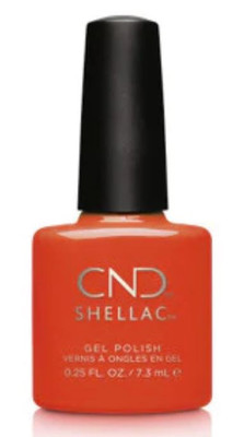 CND Shellac Gel Polish Electric Orange - .25 oz