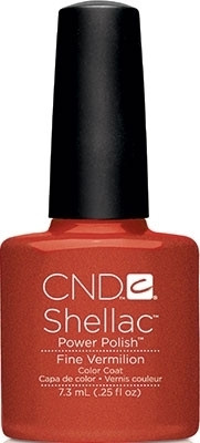 CND Shellac Gel Polish Fine Vermilion - .25 fl oz