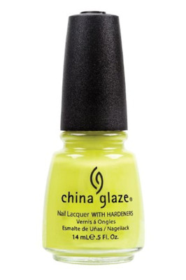 China Glaze Nail Polish Lacquer Electric Pineapple -.5oz