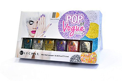 LeChat Pop of Vogue Collection - 6 mini Nail Lacquer .25 fl oz/ 7.4 ml