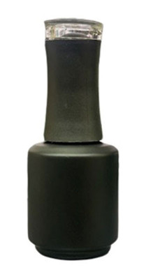 DL Pro Empty Black Amber Glass Polish Bottle .5 oz - 3 PCS