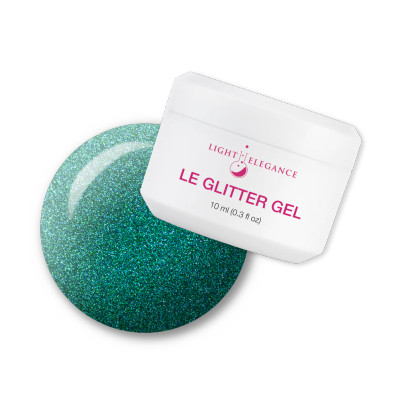 Light Elegance UV/LED Glitter Gel Peacock - 10 ml