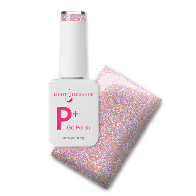 Light Elegance P+ Glitter Gel Polish Over the Moon - 10 ml