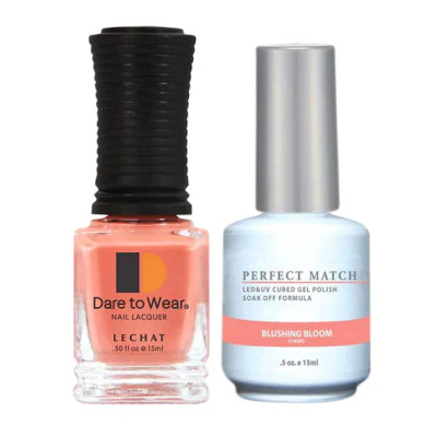 LeChat Perfect Match Gel Polish & Nail Lacquer Blushing Bloom - .5oz