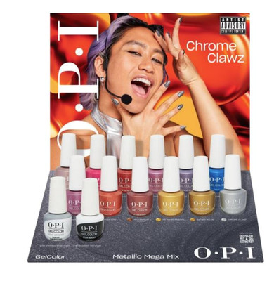 OPI GelColor FALL 2024 Metallic Mega Mix Collection - 14 PC***NO DISPLAY