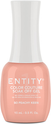 Entity Color Couture Soak Off Gel SO PEACHY KEEN - 15 mL / .5 fl oz