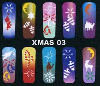 Airbrush Nail Stencil - Random Styles