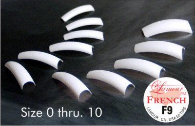 Lamour French Snow White Tips - 50ct/bag
