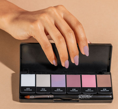 Gelish Cream Gel Polish Palette Art Natural - 6 PC