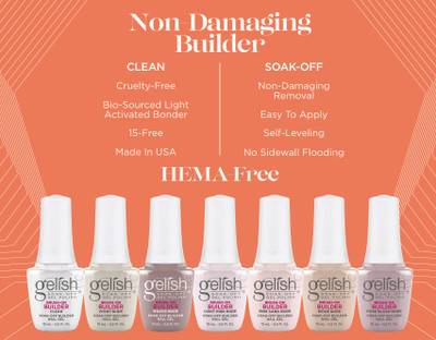 Gelish HEMA-Free Brush-On Builder Blush Rose Nude - 15 mL / .5 fl oz Gelish HEMA-Free Brush-On Builder Blush Rose Nude - 15 mL / .5 fl oz