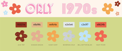 ORLY Nail Lacquer 1970s Collection