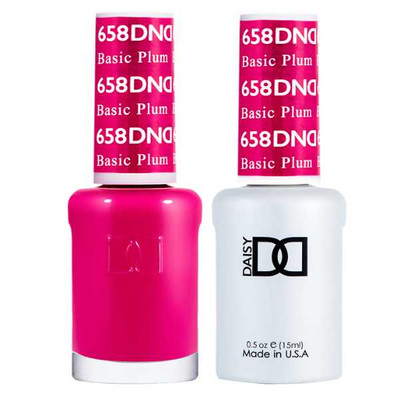 DND - Gel & Lacquer - Basic Plum - #658