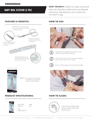 Tweezerman Baby Nail Scissors With File Tweezerman Baby Nail Scissors With File