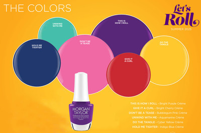Morgan Taylor Summer 2025  Let’s Roll Collection