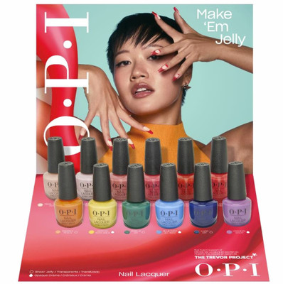 OPI Classic Nail Lacquer Make 'Em Jelly Summer 2025 Collection - 12PC Vac Tray Display