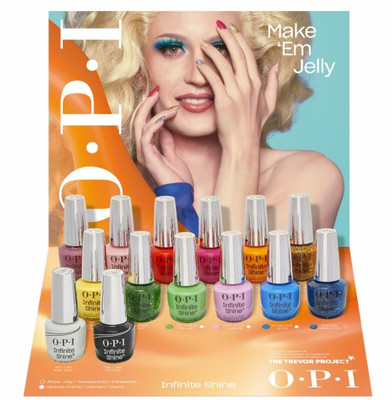 OPI Infinite Shine Make 'Em Jelly Summer 2025 Collection - 14PC Vac Tray Display