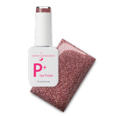 Light Elegance P+ Glitter Gel Polish Anxiously Awaiting - 10 ml