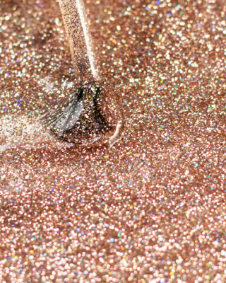 Light Elegance P+ Glitter Gel Polish Champagne - 10 ml