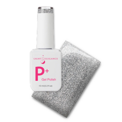 Light Elegance P+ Glitter Gel Polish Sterling - 10 ml