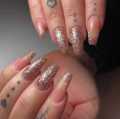 Light Elegance UV/LED Glitter Gel Champagne - 10 ml