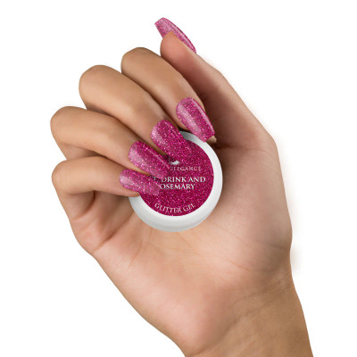 Light Elegance UV/LED Glitter Gel Eat, Drink and Rosemary - 10 ml