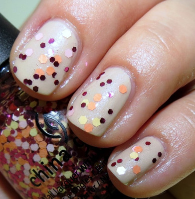 China Glaze Nail Polish lacquer Glimmer More - 0.5 oz