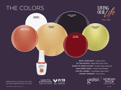 Gelish Soak-Off Gel FALL 2025 Living Our Life collection