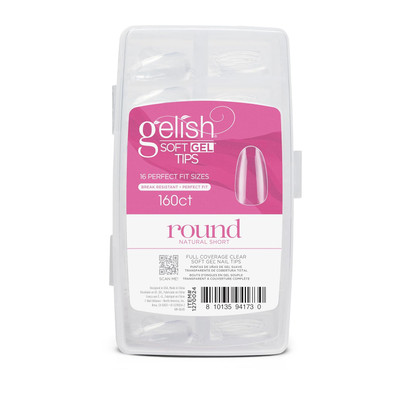 Gelish Soft Gel Tips Short Round - 160 CT