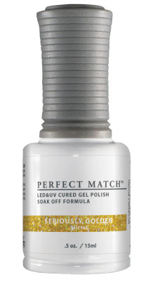 LeChat Perfect Match Gel Polish Seriously Golden - 0.5oz. (15ml)