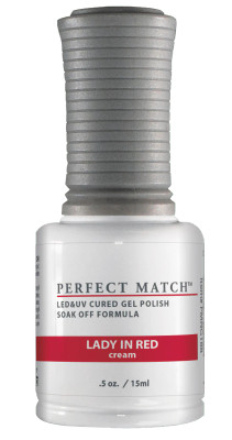 LeChat Perfect Match Gel Polish Red Haute - 0.5oz. (15ml)
