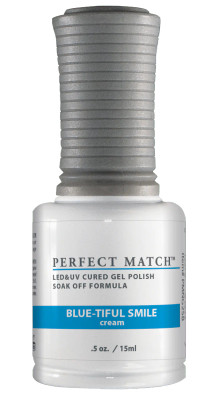 LeChat Perfect Match Gel Polish Blue-tiful Smile - 0.5oz. (15ml)
