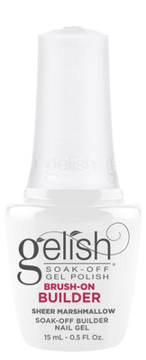 Gelish HEMA-Free Brush-On Builder Sheer Marshmallow - 15 mL / .5 fl oz
