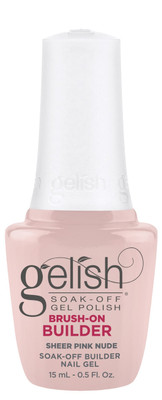 Gelish HEMA-Free Brush-On Builder Sheer Pink Nude - 15 mL / .5 fl oz
