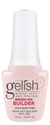 Gelish HEMA-Free Brush-On Builder Pale Buff Pink - 15 mL / .5 fl oz