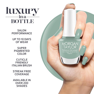 Morgan Taylor Nail Lacquer Mint For Me - 0.5 fl oz