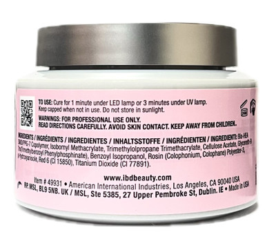 IBD Hard Gel LED/UV Xtreme Builder Gel Pink Glaze - 56 g / 2 oz