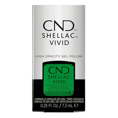 CND SHELLAC VIVID Shamrock Green - 0.25 fl. oz. / 7.3mL