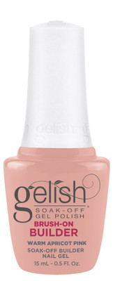Gelish HEMA-Free Brush-On Builder Warm Apricot Pink - 15 mL / .5 fl oz