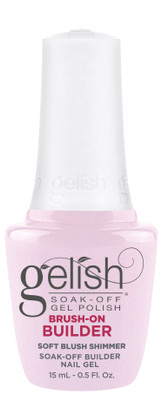 Gelish HEMA-Free Brush-On Builder Soft Blush Shimmer - 15 mL / .5 fl oz