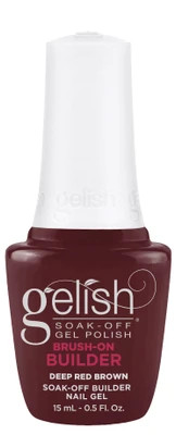 Gelish HEMA-Free Brush-On Builder Deep Red Brown - 15 mL / .5 fl oz