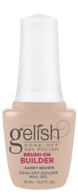 Gelish HEMA-Free Brush-On Builder Sandy Brown - 15 mL / .5 fl oz