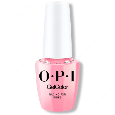 OPI GelColor Intelli-Gel Racing For Pinks GCD52 - 0.5 oz (15 mL)