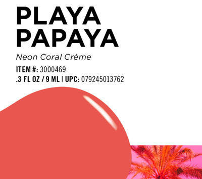 ORLY GelFX HEMA & TPO-Free Gel Playa Papaya - .3 fl oz / 9 ml