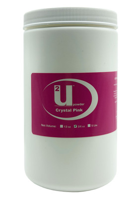 U2 Acrylic Nail Powder Super Crystal Pink - 24 oz